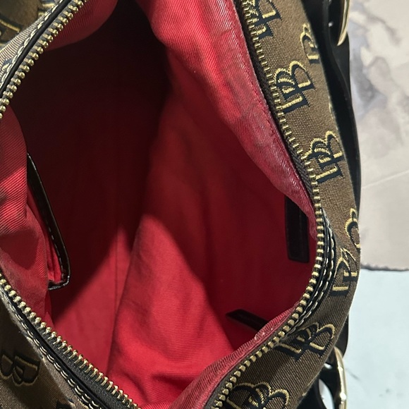 DOONEY & BOURKE Logo Monogramed Zippered Shoulder Bag - Picture 6 of 15